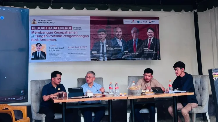 Seminar Nasional DEM Aceh Bahas Polemik Blok Andaman, Dorong Percepatan Investasi