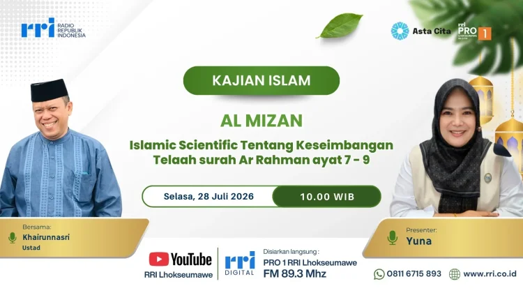 Ustadz Khairunnasri Bedah Keseimbangan Surah Ar Rahman Ayat 7 - 9