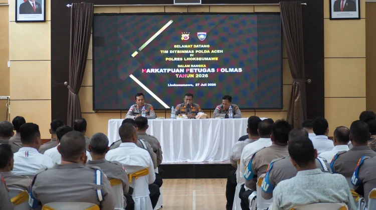 Polda Aceh Tingkatkan Kemampuan Petugas Polmas dan Polisi RW Polres Lhokseumawe