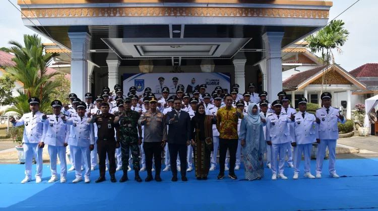 Wali Kota Langsa Jeffry Sentana Lantik 47 Geuchik