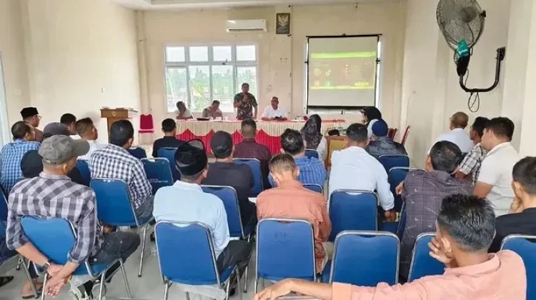 Danramil Samudera Paparkan Aturan Lomba Menghias Gampong HUT RI Ke-81