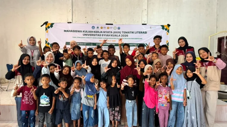 Rayakan Hari Anak, KKN Tematik Literasi 68 USK Gelar Berbagai Lomba