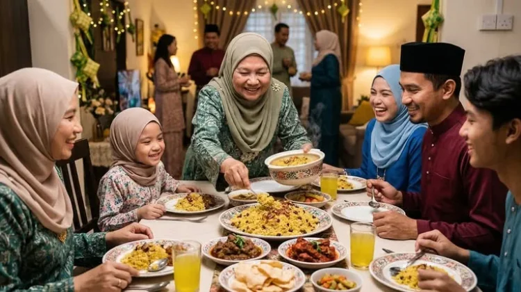 Hangatnya Makan Bersama Keluarga