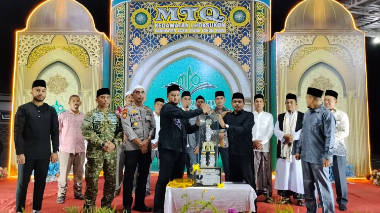 Ara Bungkok Dominasi Juara MTQ Kecamatan Lhoksukon Tahun 2026