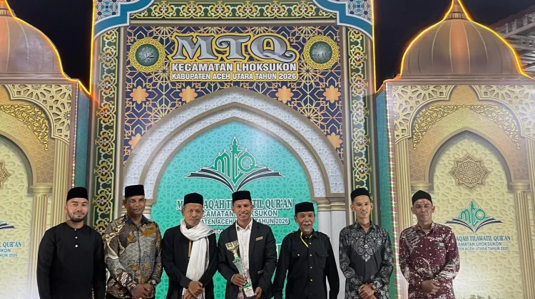 Geuchik Ulee Gunong Ukir Prestasi, Raih Juara I Tilawah Dewasa MTQ Lhoksukon
