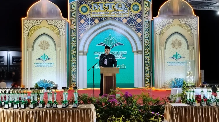 Camat Lhoksukon Tutup MTQ 2026, Gaungkan Semangat Generasi Qur’ani