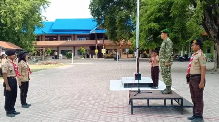 Upacara Pembukaan Korps Kadet Republik Indonesia di SMAN 1 Lhokseumawe