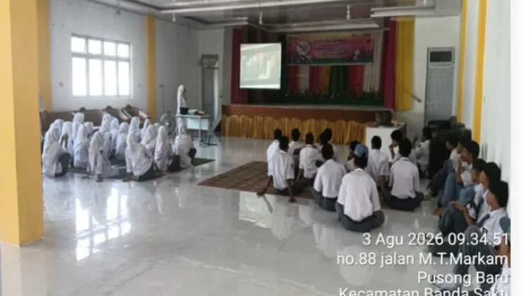Puskesmas Mon Geudong Edukasi Remaja Peduli Kesehatan Mental