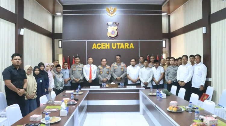 Komitmen Wujudkan Pelayanan Transparan, Wakapolres Aceh Utara Pimpin FKP