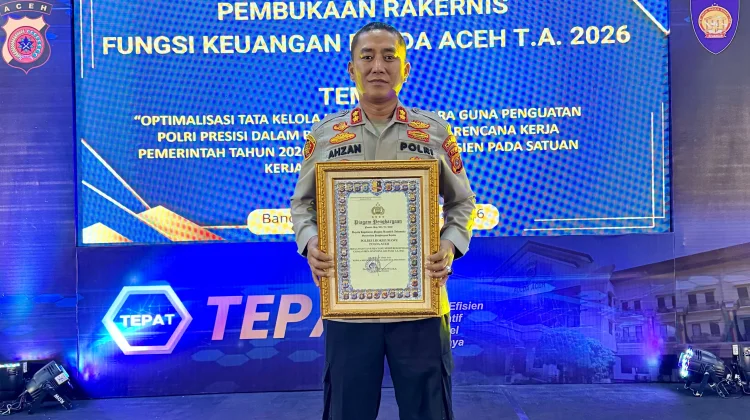 Kapolres Lhokseumawe Raih Penghargaan dari Kapolri