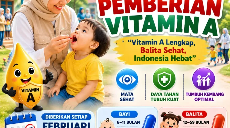 Februari dan Agustus, Momentum Pastikan Anak Mendapatkan Vitamin A