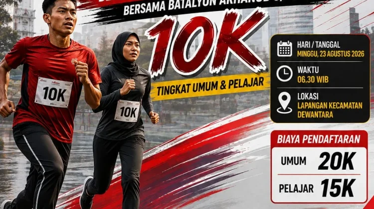 Marathon 10K Dewantara Siap Semarakkan HUT Kemerdekaan RI