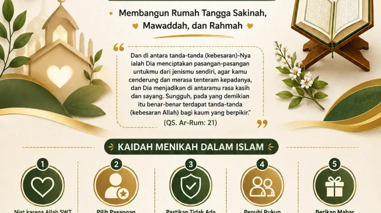 Kaidah Menikah dalam Islam: Membangun Rumah Tangga yang Sakinah