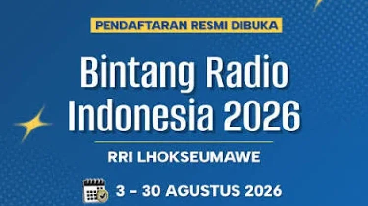 RRI Lhokseumawe Siap Hadirkan Bintang Radio 2026