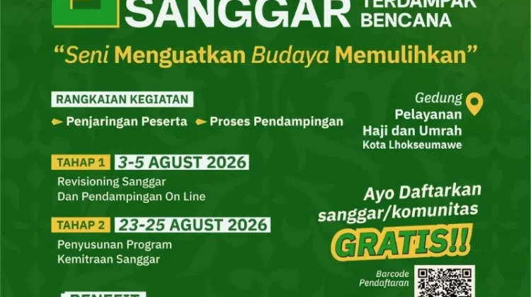 Disbudpar Aceh Dampingi Sanggar Seni Perkuat Kapasitas dan Jejaring
