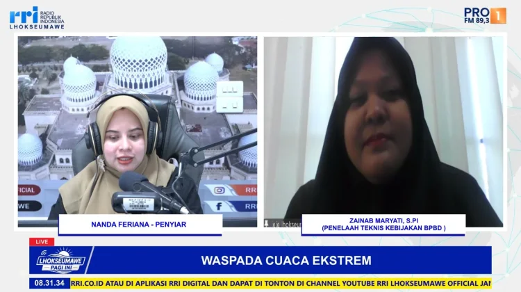 BPBD Lhokseumawe Imbau Warga Siaga Hadapi Potensi Cuaca Ekstrem