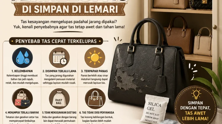 Kenali Penyebab Tas Mudah Terkelupas di dalam Lemari