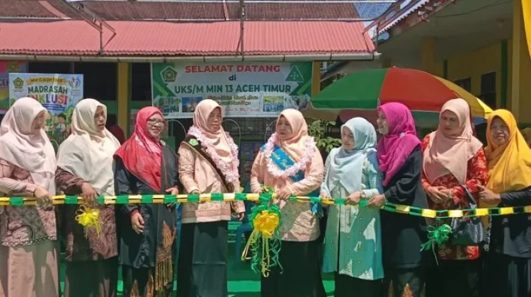 Ketua DWP Kemenag Aceh Resmikan ULD dan Taman Ramah Inklusif di MIN 13 Aceh Timur