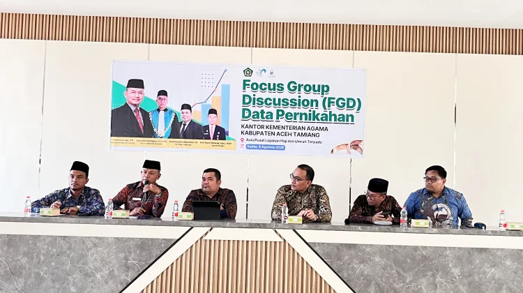 Kakankemenag Aceh Tamiang Tekankan Sinkronisasi Data Pernikahan