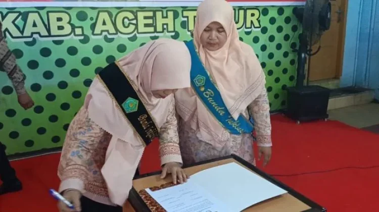 Ny Anisah Saiful Bahri Dikukuhkan sebagai Bunda Inklusi Kemenag Aceh Timur