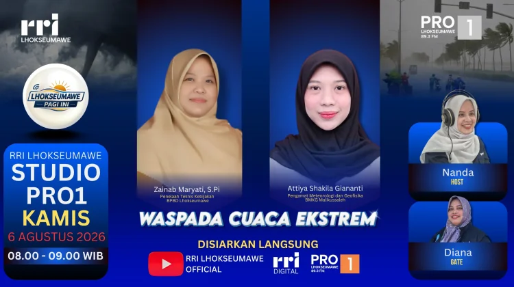 BPBD Petakan Wilayah Rawan Banjir Pasca Cuaca Ekstrem