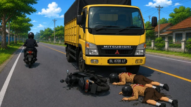 Dua Pelajar Meninggal Dunia dalam Kecelakaan di Lhoksukon