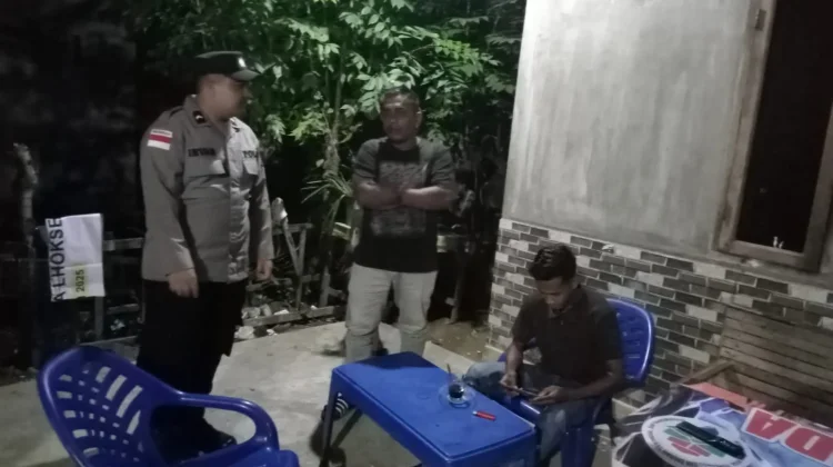 Polsek Blang Mangat Perkuat Kamtibmas, Warga Diajak Aktif Jaga Lingkungan
