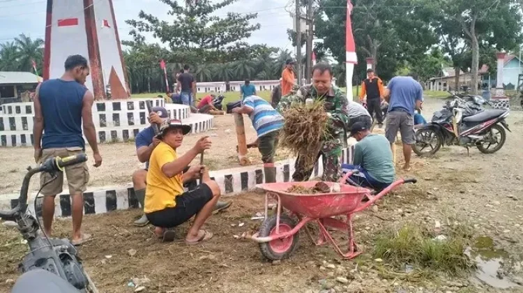Sambut HUT RI ke-81, Dusun Bola Mas Berbenah