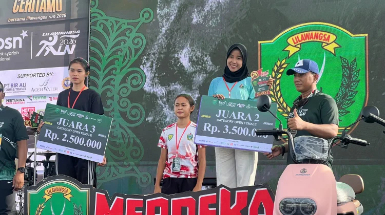 Kapolres Lhokseumawe Ikuti Merdeka Fest Lilawangsa Run, Semarakkan HUT RI ke-81