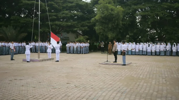 Kapolsek Blang Mangat Ajak Pelajar Jauhi Narkoba dan Judi Online