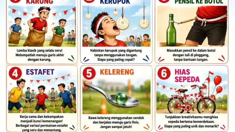 Meriahkan Bulan Agustus dengan Lomba Seru dan Kreatif