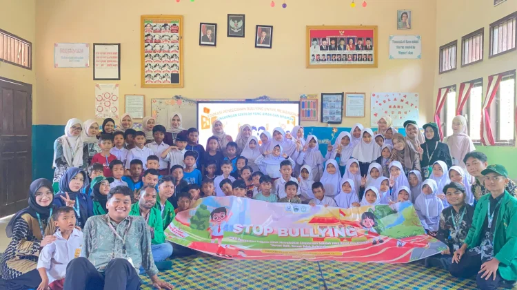 KKN Kelompok 12 dan 13 Edukasi Pencegahan Bullying di SDN 10 Nisam