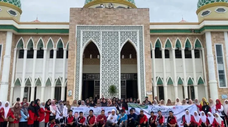 Kakankemenag Aceh Timur Pimpin Apel GEBER MAS di Masjid Agung