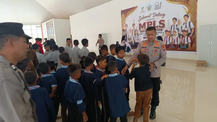 Sat Binmas Polres Lhokseumawe Latih PBB Siswa Sekolah Rakyat