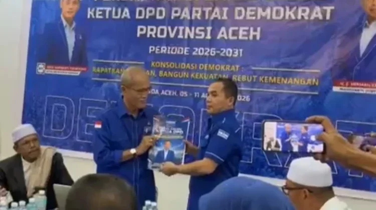 Didukung 21 DPC, Sayuti Abubakar Maju di Bursa Demokrat Aceh