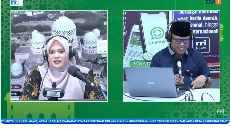 Ustadz Khairunnasri Bagikan Ilmu Tiga Amalan Super Duper dalam Tausiyah RRI