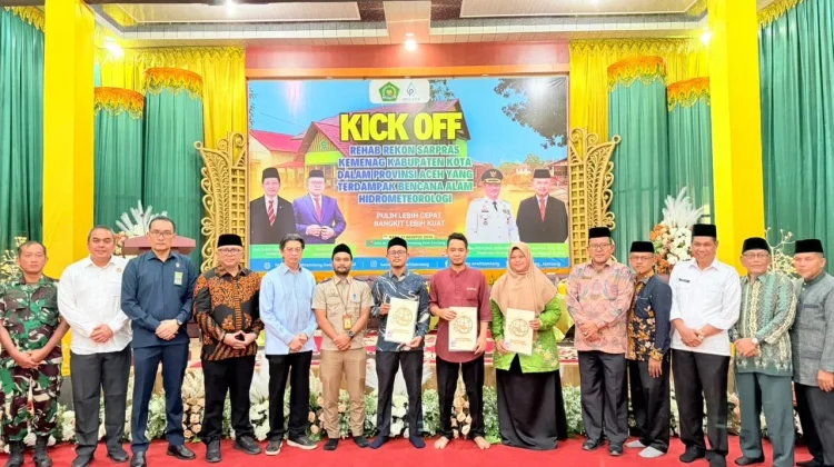 Kementerian Agama Mulai Rehab Rekon Pascabencana di Aceh