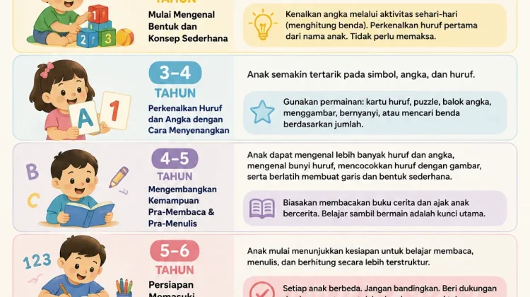 Kapan Anak Mulai Belajar Huruf dan Angka? Ini Panduan Sesuai Usianya