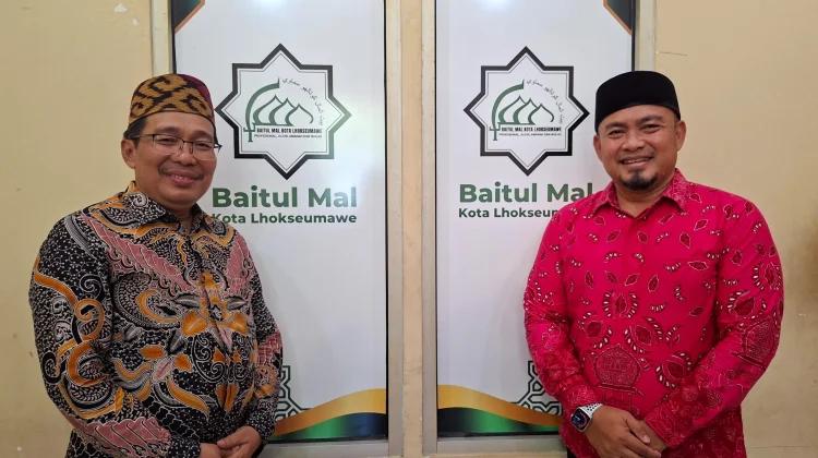 Prof. Waryono Dirjen.ZIRZAWA Kunjungi Baitul Mal Kota Lhokseumawe