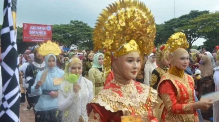 Pawai Budaya dan Drum Band Meriahkan HUT RI di Lhokseumawe