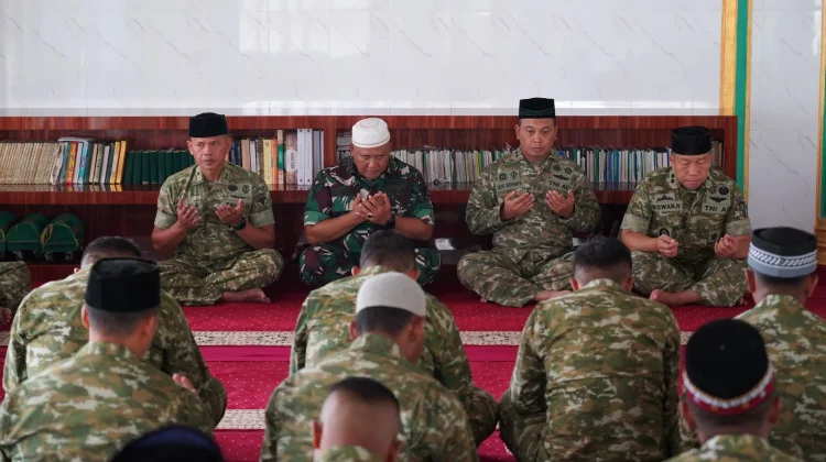 Sujud Syukur dan Doa Prajurit TNI Korem Lilawangsa Peringati HUT RI Ke-81