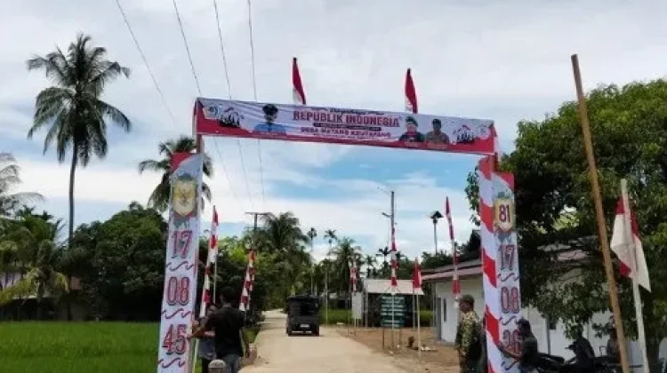 Mulai Bersolek, Warga Langkahan Antusias Sambut HUT ke-81 RI