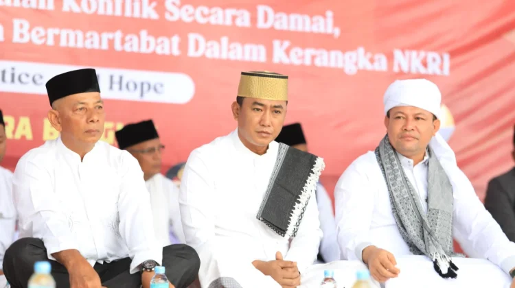 Kapolres Hadiri Zikir Akbar dan Doa Bersama Peringatan 21 Tahun Perdamaian Aceh
