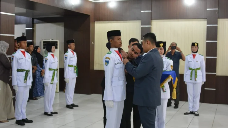 Sebanyak 22 Paskibraka Langsa Dikukuhkan, Siap Kibarkan Merah Putih