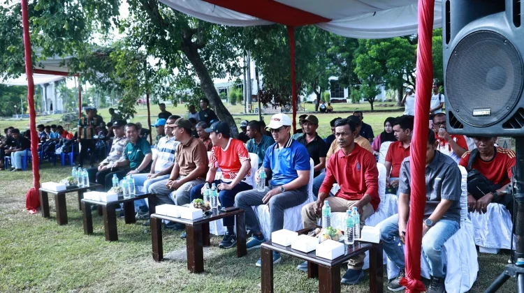 Pererat Sinergi Perta Arun Gas Sambut HUT ke-81 RI bersama Masyarakat desa Binaan