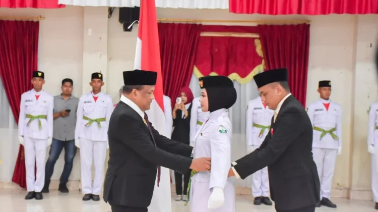 Bupati Bireuen Resmi Kukuhkan 35 Anggota Paskibraka 2026