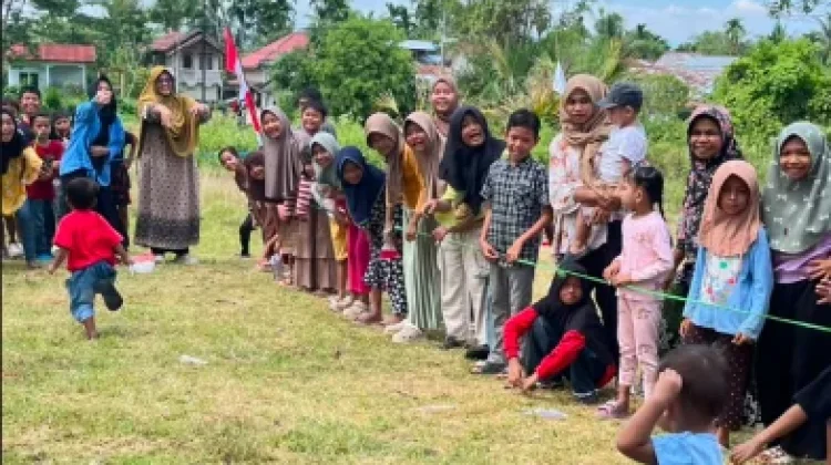 Warga Dusun 4 Cot Girek Kandang Meriahkan HUT RI dengan Lomba
