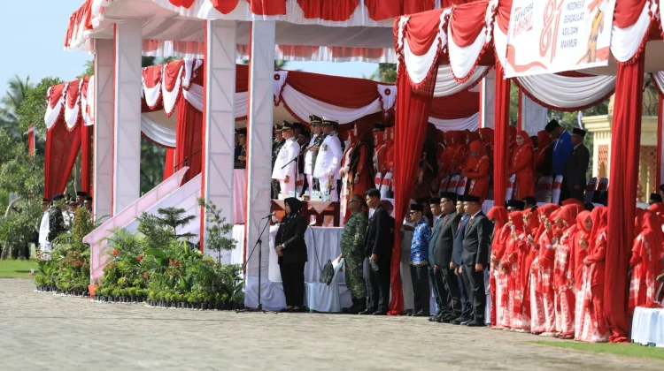 Bupati Aceh Utara Jadi Irup Upacara HUT ke-81 RI