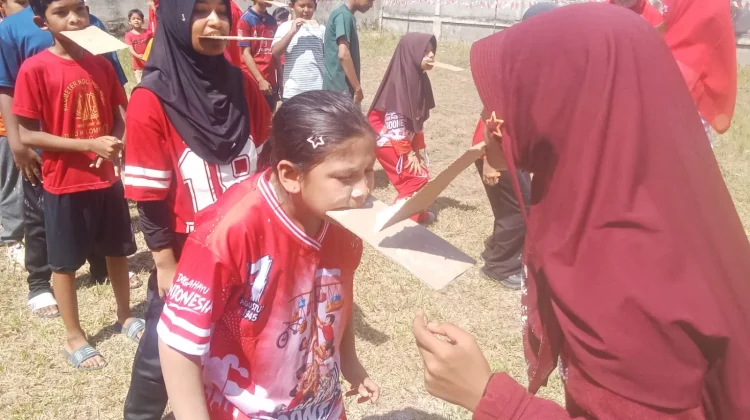 Meriahkan HUT RI, Warga Dusun Dibangka Gampong Meunasah Mesjid Gelar Aneka Lomba
