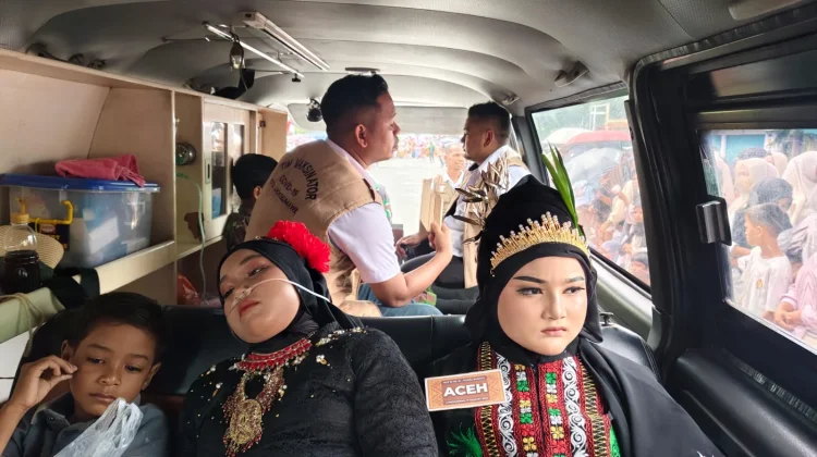 Belasan Peserta Pawai Karnaval Lhokseumawe Ditangani Tim Medis